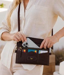 Leather Wristlet Wallet, Women Leather Clutch, Leather Phone Bag, Everyday Wallet Purse, Handmade Leather Phone Wallet, Shoulder Clutch