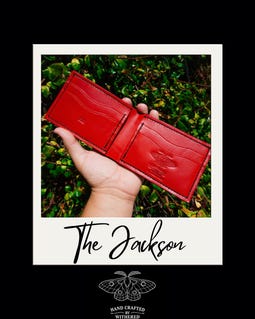 Leather Bifold Wallet “The Jackson” - Modern and Minimalist 7 Pocket Design